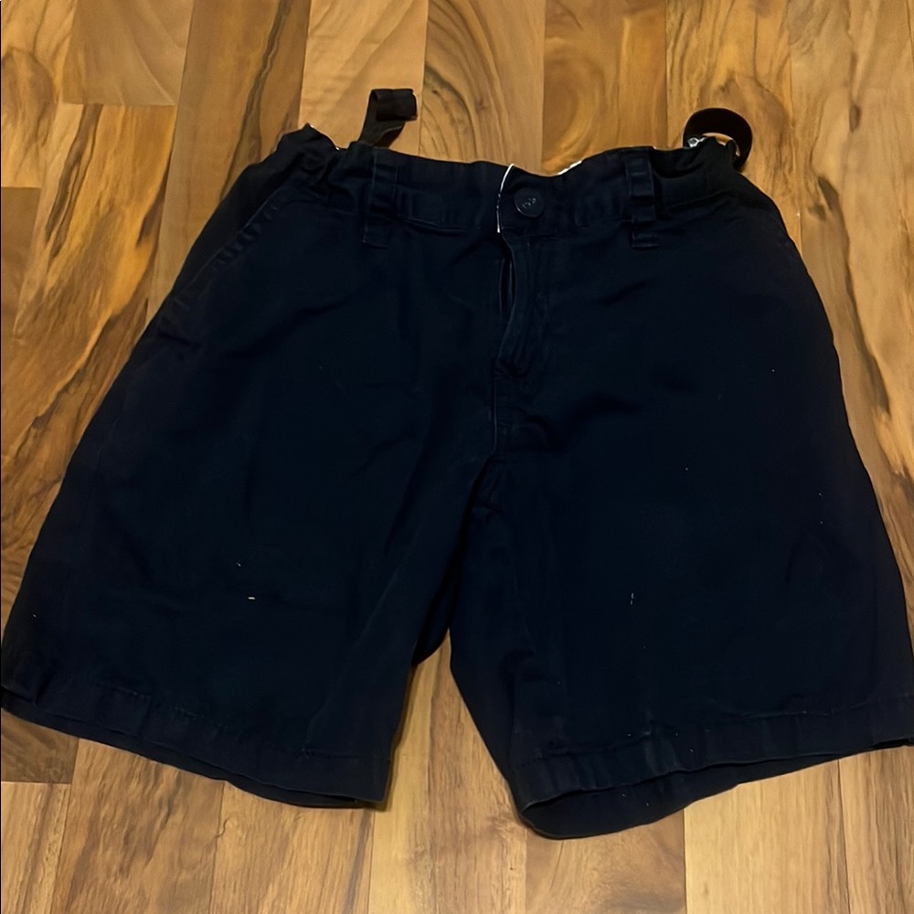 Cat & Jack Black Flat Front Casual Shorts